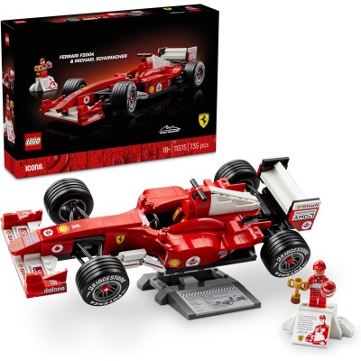 Lego Icons 11375 Ferrari F2004 e Michael Schumacher