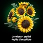 LEGO Botanicals 11502 Bouquet di Girasoli Fiori Artificiali con Girasoli Finti e Steli di Eucalipto