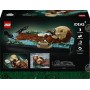 LEGO Ideas 21366 Lontre Marine Modello 3D da Esposizione con Lontra e Cucciolo
