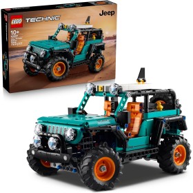 LEGO Technic 42227 SUV Jeep Wrangler Rubicon Macchina Fuoristrada con Motore V6 Sterzo e Sospensioni