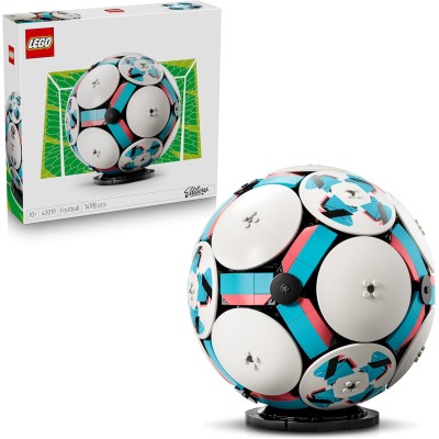 LEGO Editions 43019 Pallone da Calcio Kit di Modellismo 3D con Mini-Stadio Interattivo