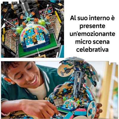 LEGO Editions 43019 Pallone da Calcio Kit di Modellismo 3D con Mini-Stadio Interattivo
