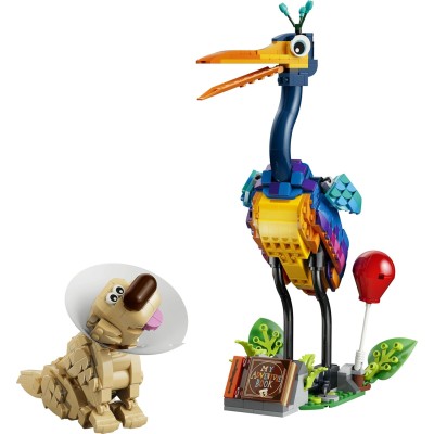 LEGO Disney Pixar UP 43290 Kevin e Dug Cane Golden Retriever e Uccello Esotico