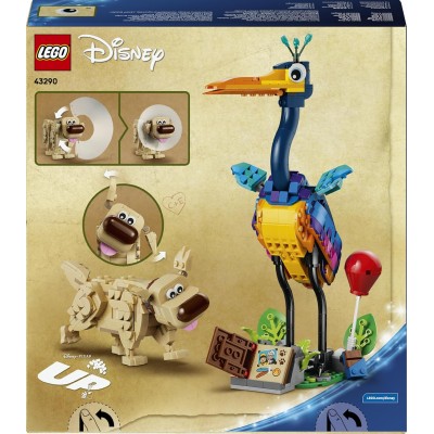 LEGO Disney Pixar UP 43290 Kevin e Dug Cane Golden Retriever e Uccello Esotico