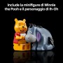 LEGO Disney 43300 Winnie the Pooh con Vaso di Miele Minifigure da Collezione e Personaggio di Ih-Oh