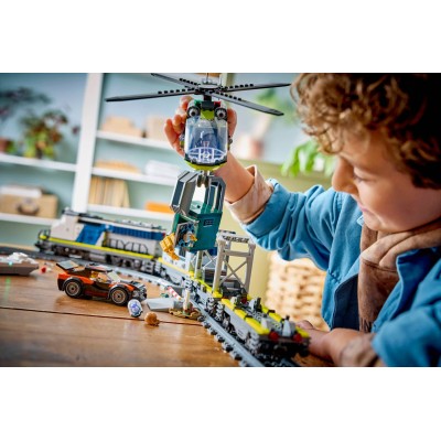 Lego City 60508 Rapina al treno della polizia