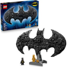 LEGO DC Batman 76330 Logo di Batman con 2 Minifigure da Collezione