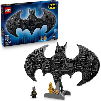 LEGO DC Batman 76330 Logo di Batman con 2 Minifigure da Collezione