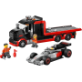 Lego City 60493 Display Truck F1® con auto da corsa Audi F1®