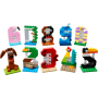 Lego 40807 Numeri di Compleanno Decorazione per Torta con Animali tra cui Cane Ragno e Balena