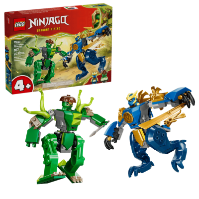Lego Ninjago 71853 Duello con il Drago-Mech di Jay con Minifigure di Jay e Mostro della Mutazione