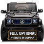 Macchina Elettrica Per Bambini Mercedes EQG 63 Concept Con Sedile in Pelle 4 Motori 12V Luci a LED e Telecomando