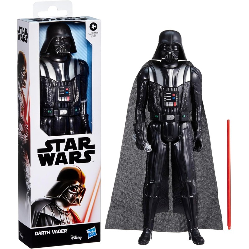 Hasbro G1277 Star Wars - Darth Vader da 30cm con iconica spada laser