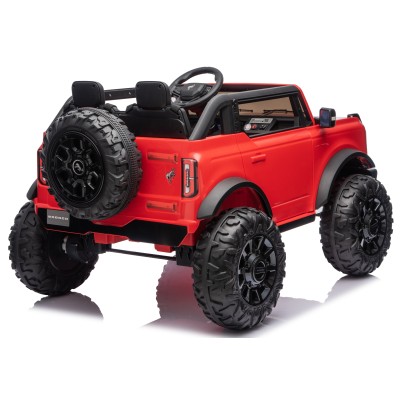 Nuovo Ford Bronco 24V Set 4 Ruote in Gomma EVA XL con Copriruota