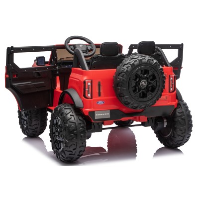 Nuovo Ford Bronco 24V Set 4 Ruote in Gomma EVA XL con Copriruota