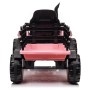Trattore Elettrico per Bambini 12V con Rimorchio - Maxi Trattore Cavalcabile con ruote in gomma