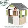 Smoby 7600810504 Casetta da giardino Jura Lodge 115x123x132cm da Materiali Riciclati