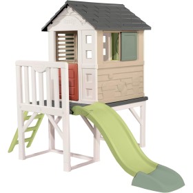 Smoby 7600810802 Casetta palafitta con scivolo da giardino dimensioni: 98x110x127cm