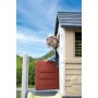 Smoby 7600810802 Casetta palafitta con scivolo da giardino dimensioni: 98x110x127cm