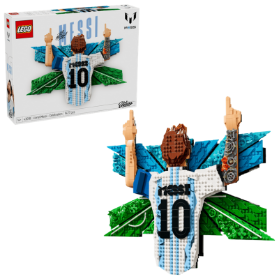 Lego Editions S 43018 Lionel Messi – Celebrazione Wall Art 3D da Appendere