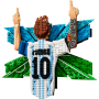 Lego Editions S 43018 Lionel Messi – Celebrazione Wall Art 3D da Appendere
