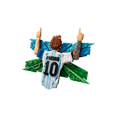 Lego Editions S 43018 Lionel Messi – Celebrazione Wall Art 3D da Appendere