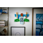 Lego Editions S 43018 Lionel Messi – Celebrazione Wall Art 3D da Appendere