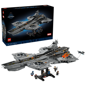 Lego Marvel 76354 Elivelivolo S.H.I.E.L.D. con 6 Minifigure tra cui Captain America e Nick Fury