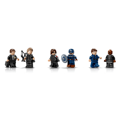 Lego Marvel 76354 Elivelivolo S.H.I.E.L.D. con 6 Minifigure tra cui Captain America e Nick Fury
