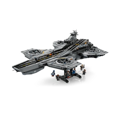 Lego Marvel 76354 Elivelivolo S.H.I.E.L.D. con 6 Minifigure tra cui Captain America e Nick Fury