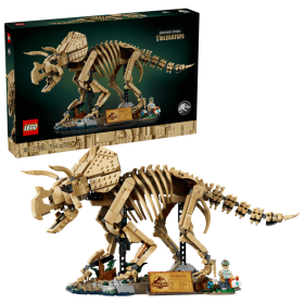 Lego Jurassic World 77985 Fossili di dinosauro: Triceratopo con Minifigure del Dr. Gerry Harding