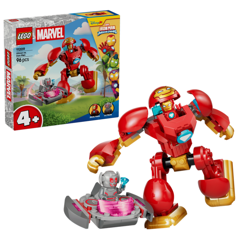Lego Marvel 11209 Ultron vs. Iron Man con figure Mech e 2 minifigure