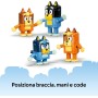 LEGO Bluey 11217 Famiglia Bluey in Mattoncini con 4 Personaggi con Diverse Espressioni e Accessori