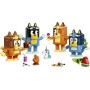 LEGO Bluey 11217 Famiglia Bluey in Mattoncini con 4 Personaggi con Diverse Espressioni e Accessori