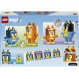 LEGO Bluey 11217 Famiglia Bluey in Mattoncini con 4 Personaggi con Diverse Espressioni e Accessori