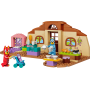 Lego Bluey 11221 A scuola con Rusty e Bluey con cucina caffé e minifigure