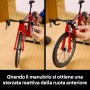 Lego Icons 11380 Bici da Corsa con Pneumatici in Gomma Deragliatore e Supporto