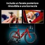 Lego Icons 11380 Bici da Corsa con Pneumatici in Gomma Deragliatore e Supporto