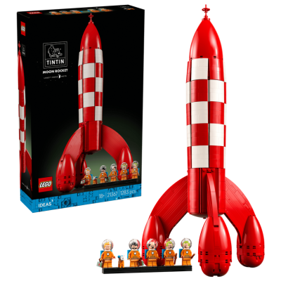 Lego Ideas 21367 Razzo lunare di Tintin® con 6 minifigure