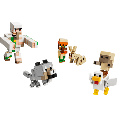Lego Minecraft 21592 Attacco nel deserto del fantino di polli
