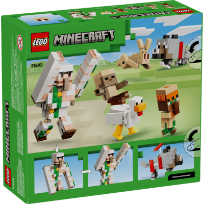 Lego Minecraft 21592 Attacco nel deserto del fantino di polli