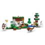 Lego Minecraft 21593 Avventura della prima notte con 7 minifigure tra cui Alex Scheletro Creeper e un lupo