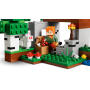 Lego Minecraft 21593 Avventura della prima notte con 7 minifigure tra cui Alex Scheletro Creeper e un lupo