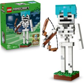 Lego Minecraft 21594 Scheletro con Elmo di Diamante Arco e Frecce e Base in Erba