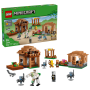 Lego Minecraft 21596 Attacco al villaggio dell’Evocatore con Giardino e 11 minifigure tra cui Villico Muratore e Golem di Ferro
