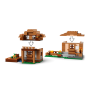 Lego Minecraft 21596 Attacco al villaggio dell’Evocatore con Giardino e 11 minifigure tra cui Villico Muratore e Golem di Ferro