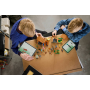 Lego Minecraft 21596 Attacco al villaggio dell’Evocatore con Giardino e 11 minifigure tra cui Villico Muratore e Golem di Ferro