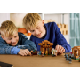 Lego Minecraft 21596 Attacco al villaggio dell’Evocatore con Giardino e 11 minifigure tra cui Villico Muratore e Golem di Ferro