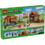 Lego Minecraft 21596 Attacco al villaggio dell’Evocatore con Giardino e 11 minifigure tra cui Villico Muratore e Golem di Ferro