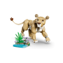 Lego Creator 31386 Animali selvatici: Leone Maestoso Trasformabile in una Leonessa o in 2 Cuccioli